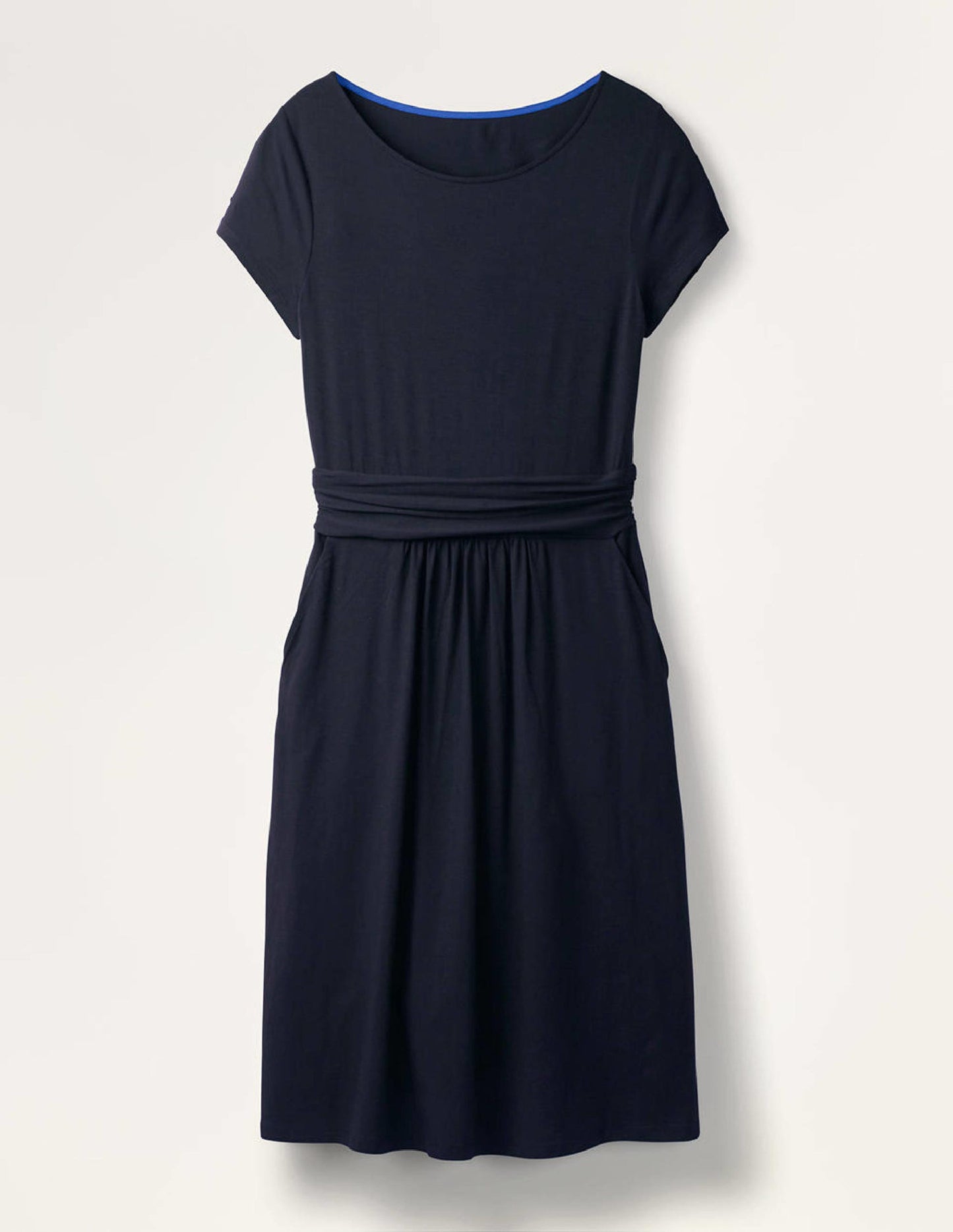 Amelie Jersey Dress-Navy