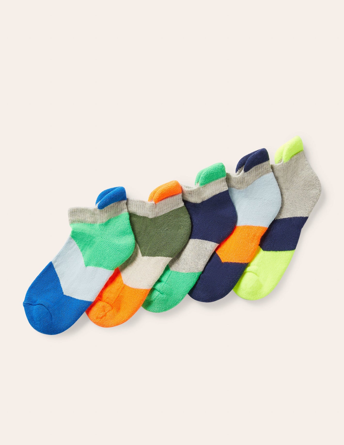 Trainer Socks 5 Pack-Multi Chevron