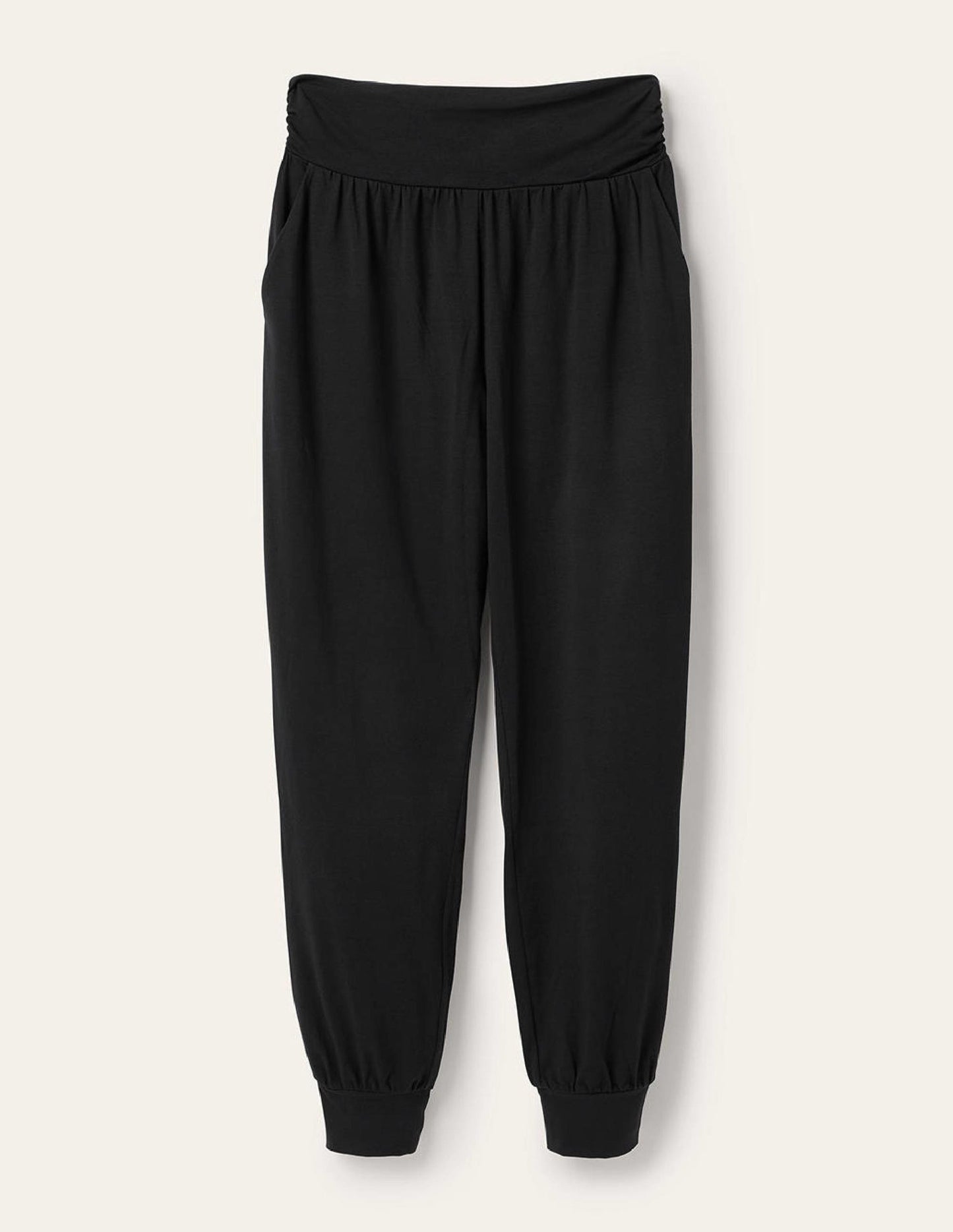 Hareem Jersey Joggers-Black