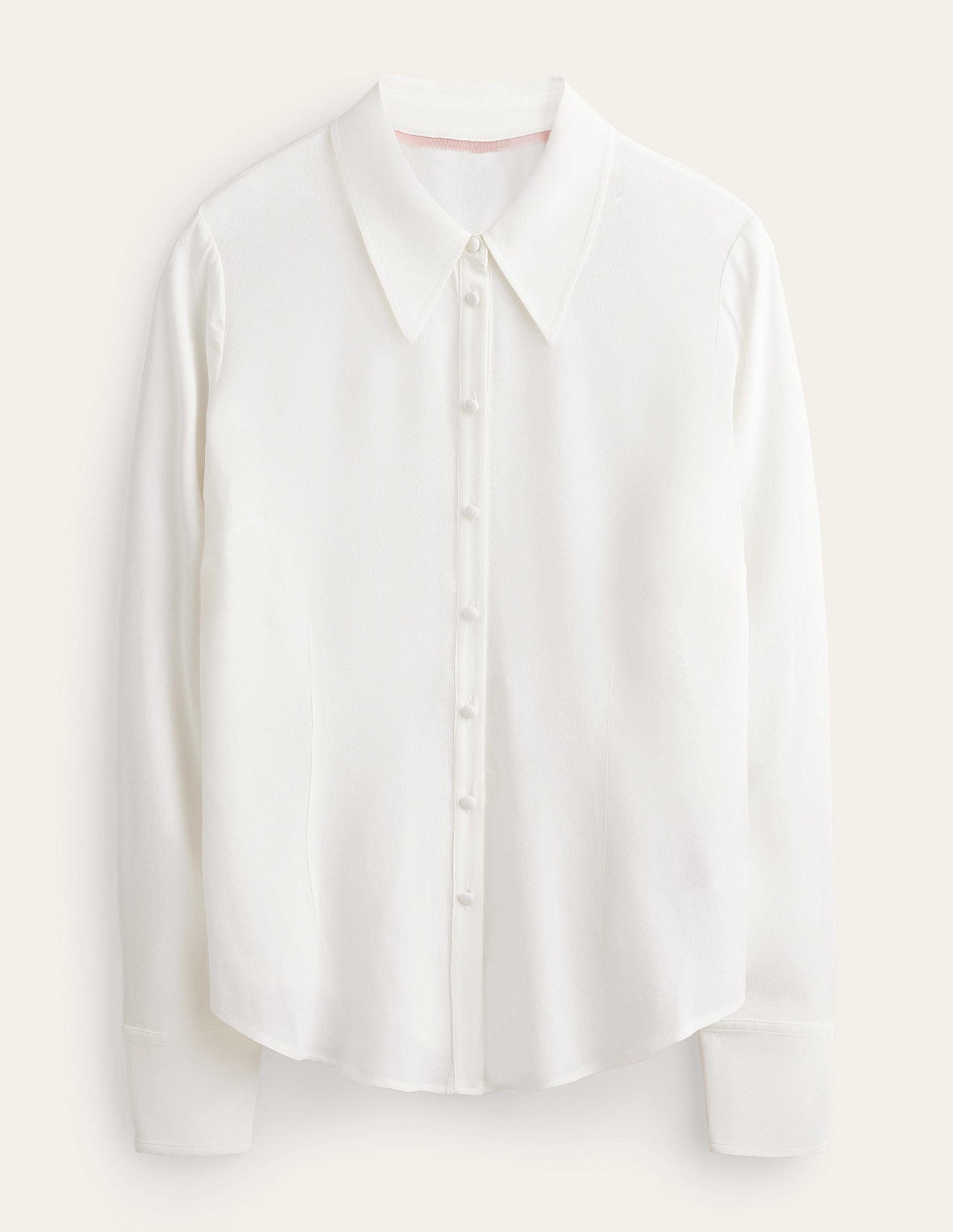 Silk Shirt-Ivory