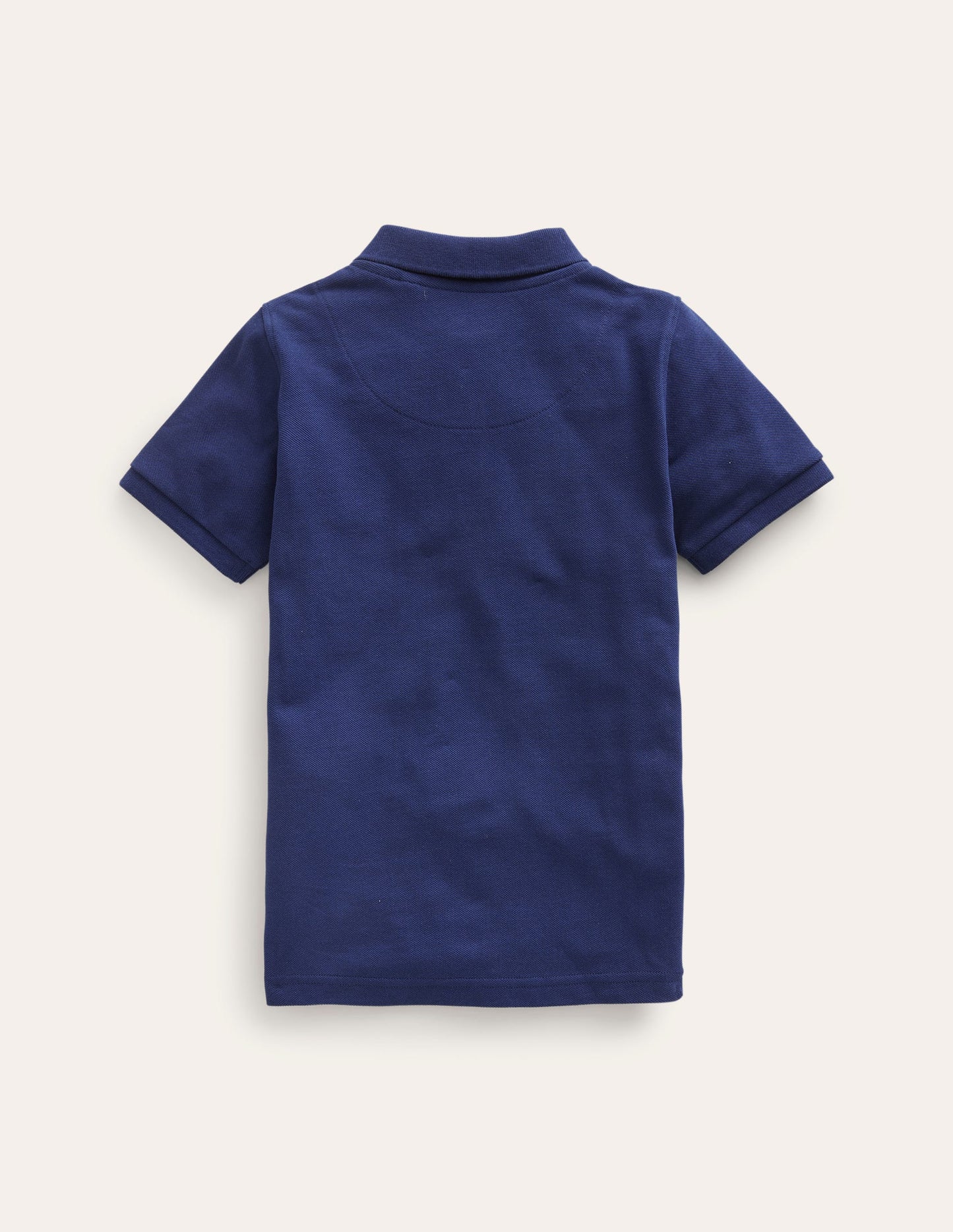 Piqué Polo Shirt-College Navy