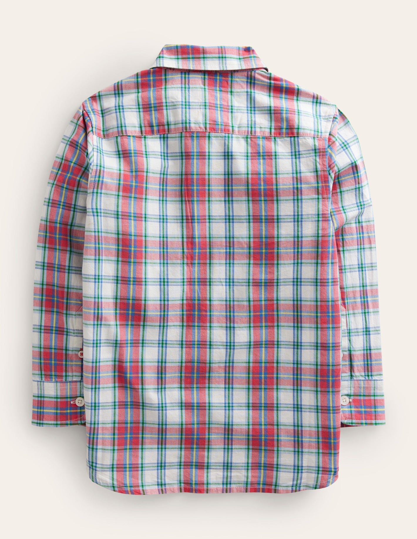 Cotton Shirt-Red Check