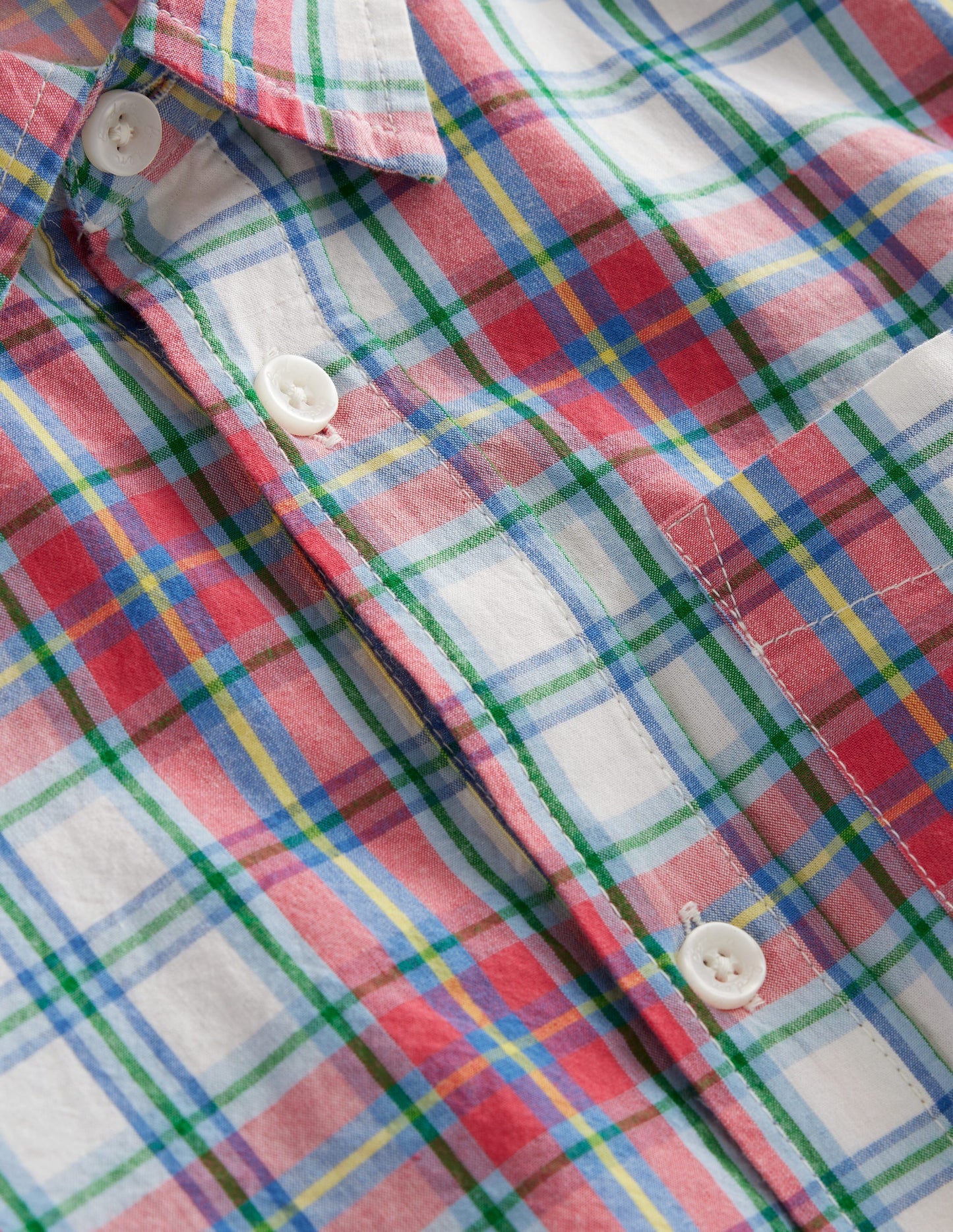 Cotton Shirt-Red Check