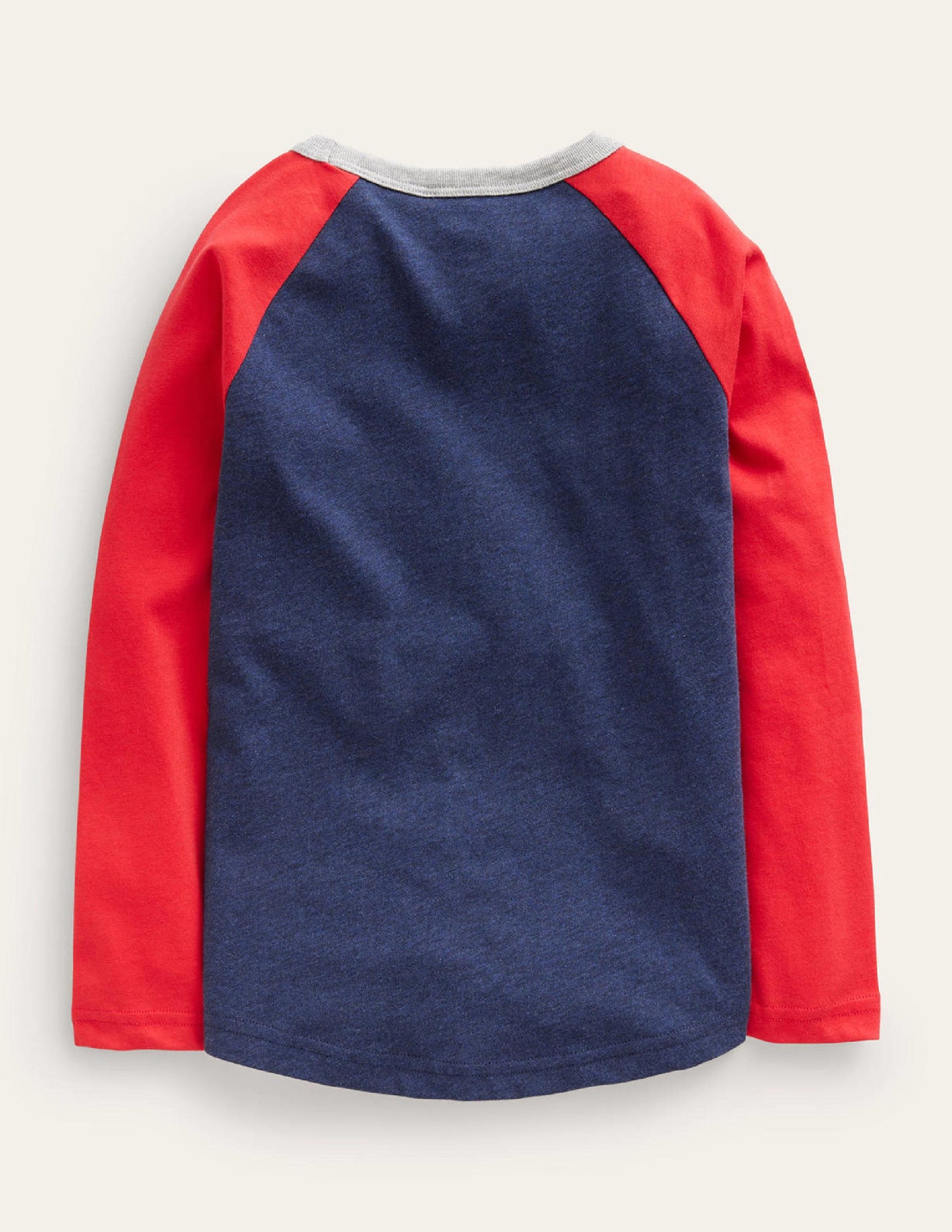 Christmas Guinea Pig Raglan-Rockabilly Red/Blue Marl