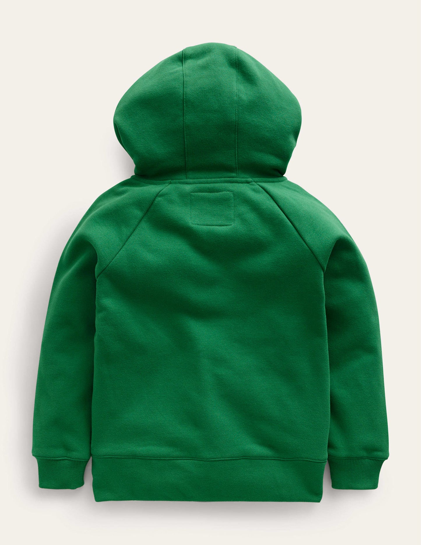 Checked Hoodie-Deep Green