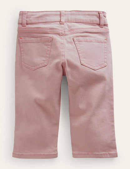 Cropped Woven Trousers-Boto Pink