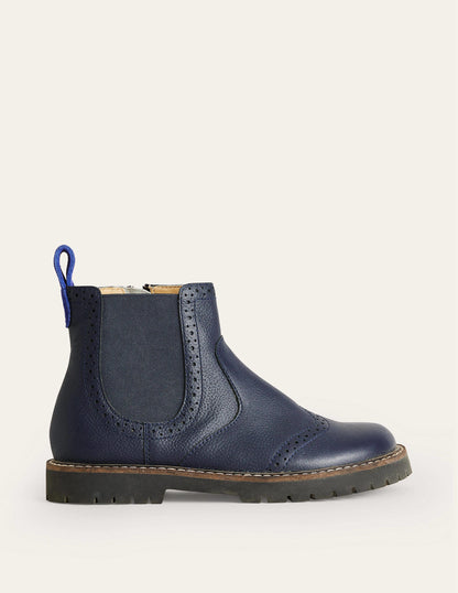 Chelsea Boots-Navy