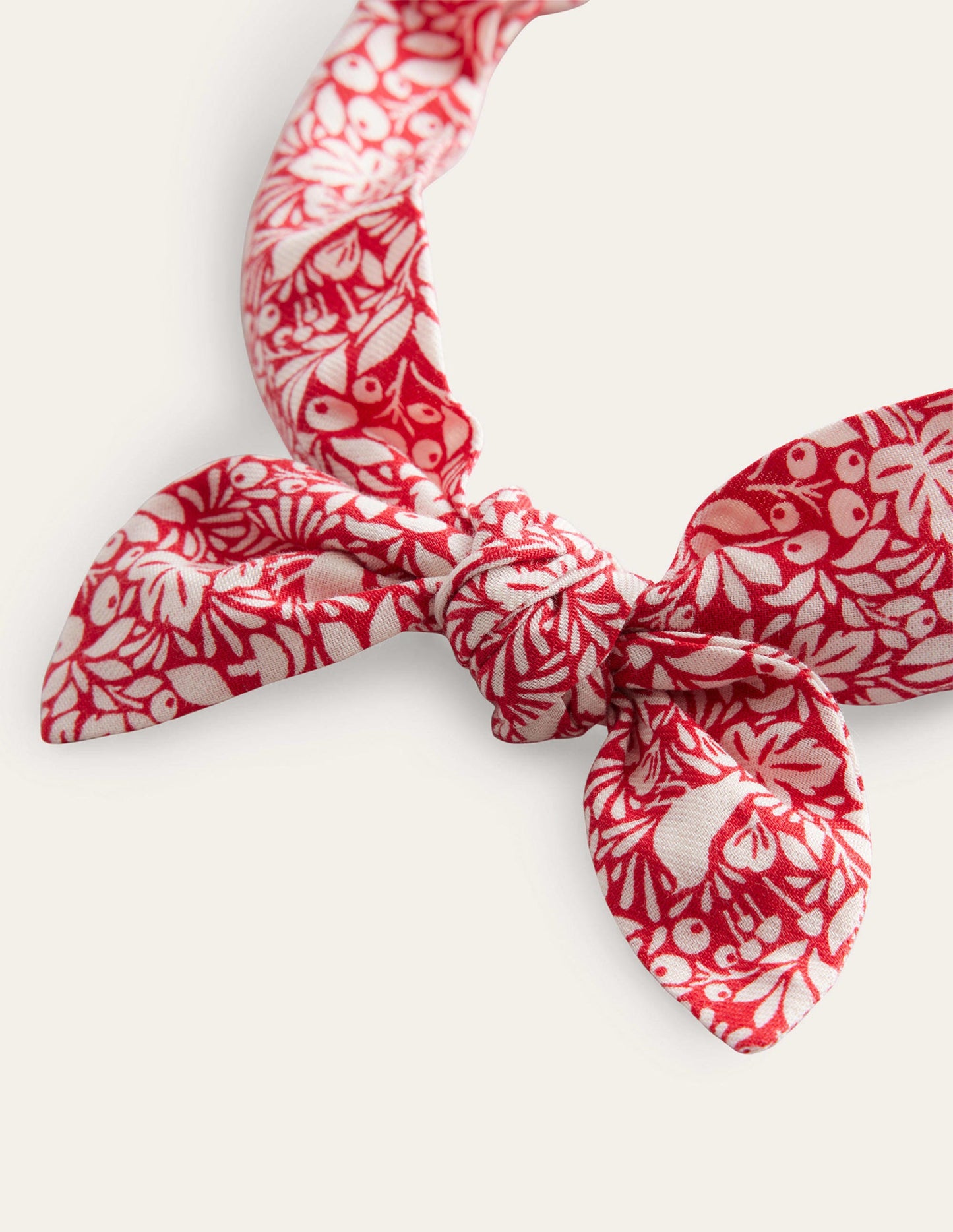 Bow Headband-Rockabilly Red Robins