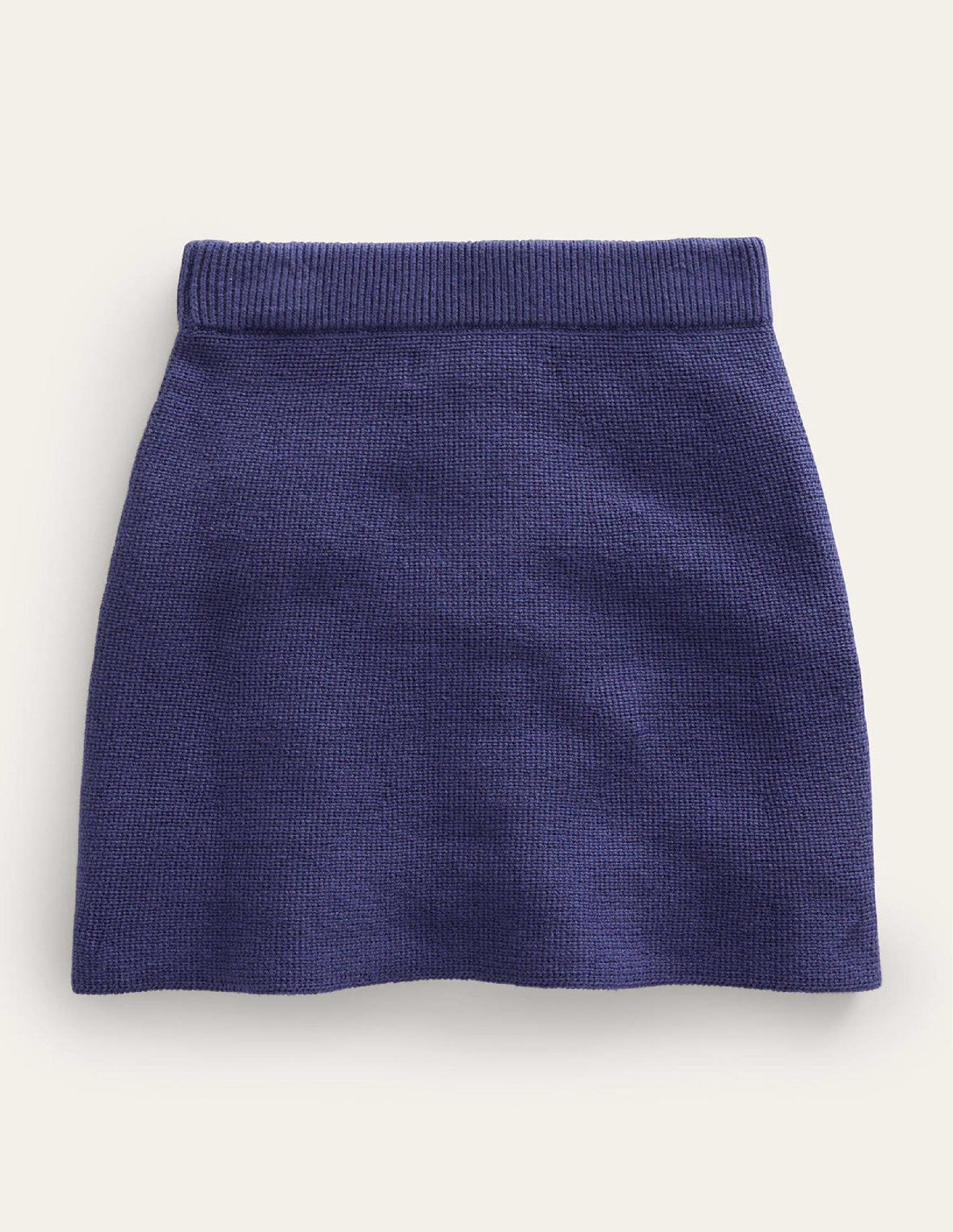 Knitted Skirt-College Navy