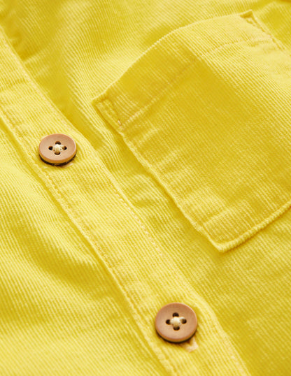 Cord Boilersuit-Sweetcorn Yellow