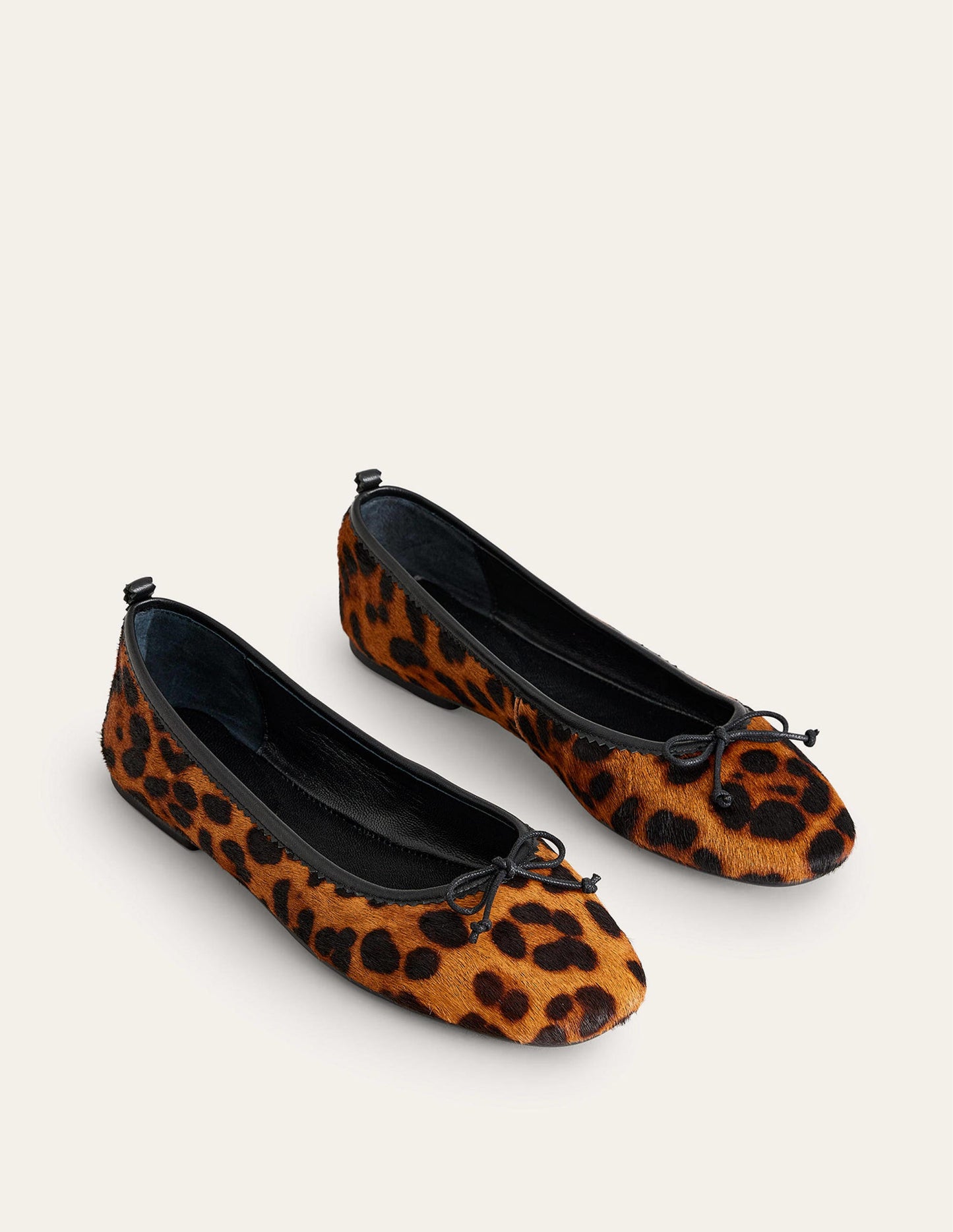 Kitty Flexi Sole Ballet Pumps-Leopard