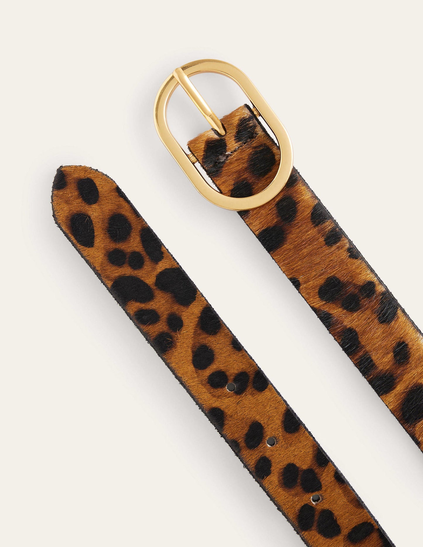 Classic Leather Belt-Leopard