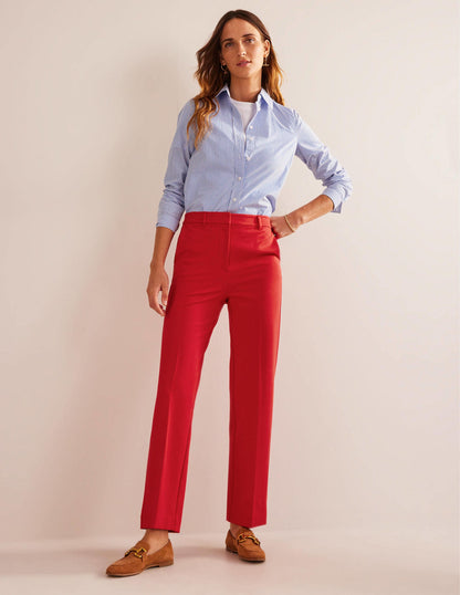 Pimlico Ponte Trousers-Hot Pepper