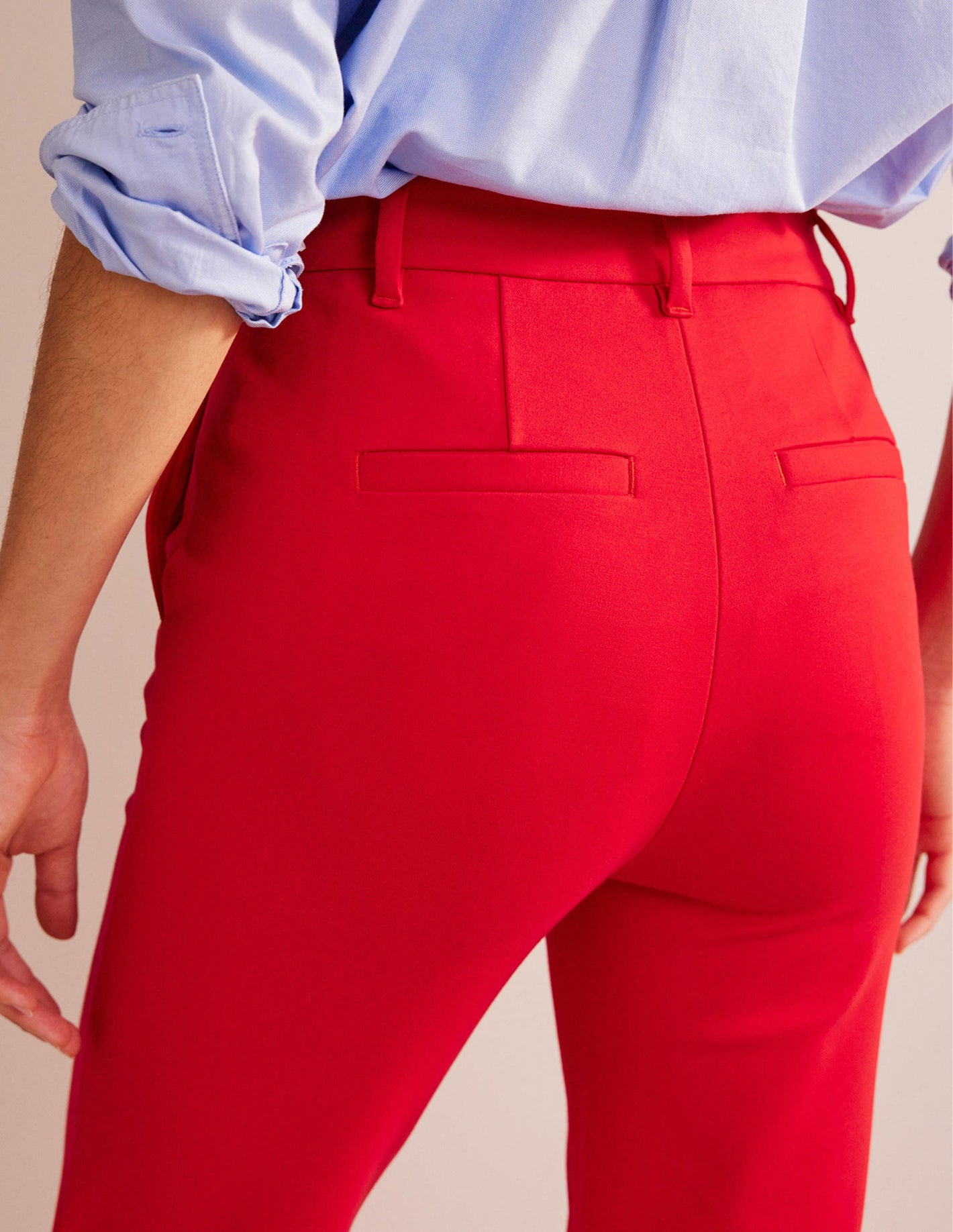 Brompton Ponte Trousers-Hot Pepper