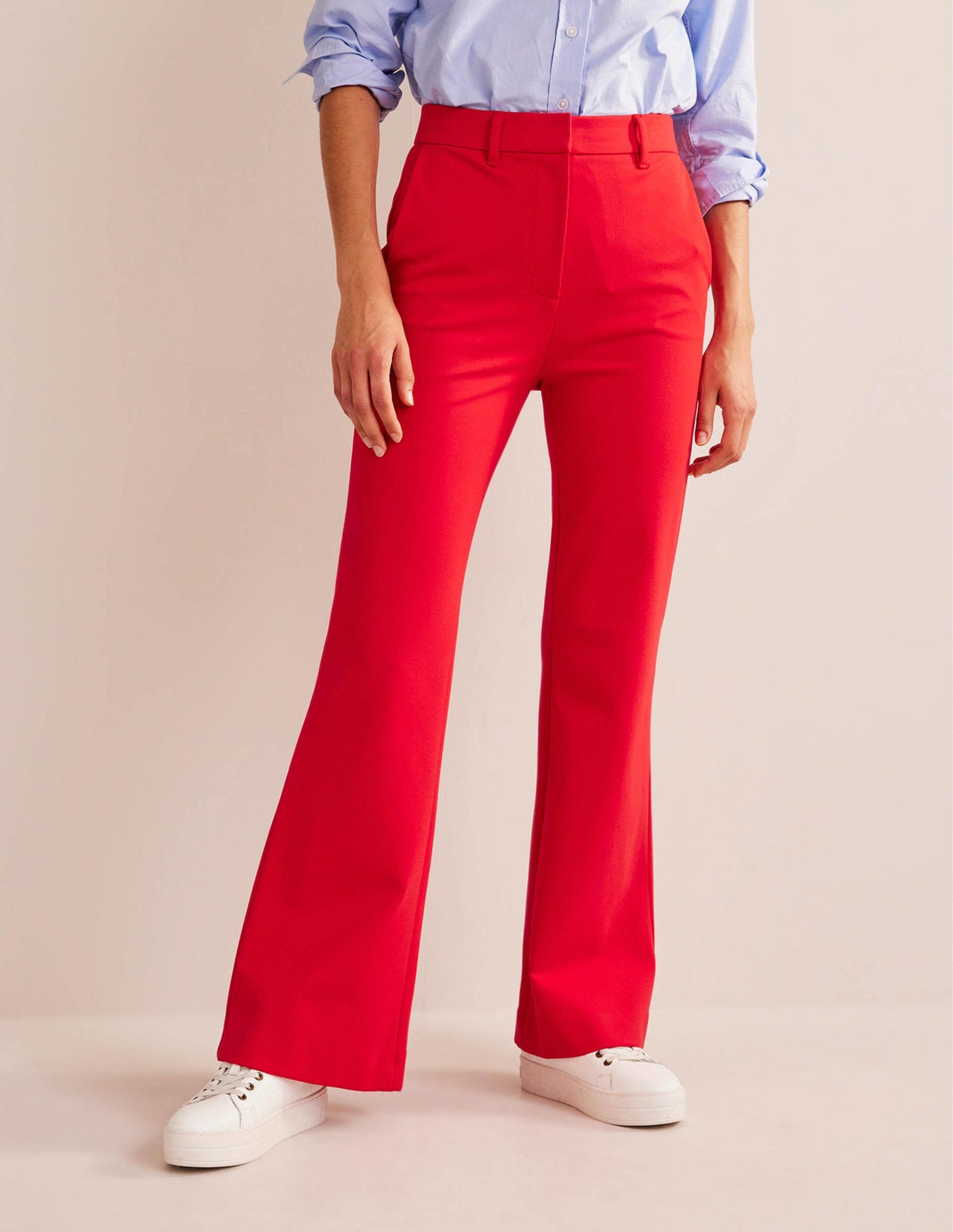 Brompton Ponte Trousers-Hot Pepper