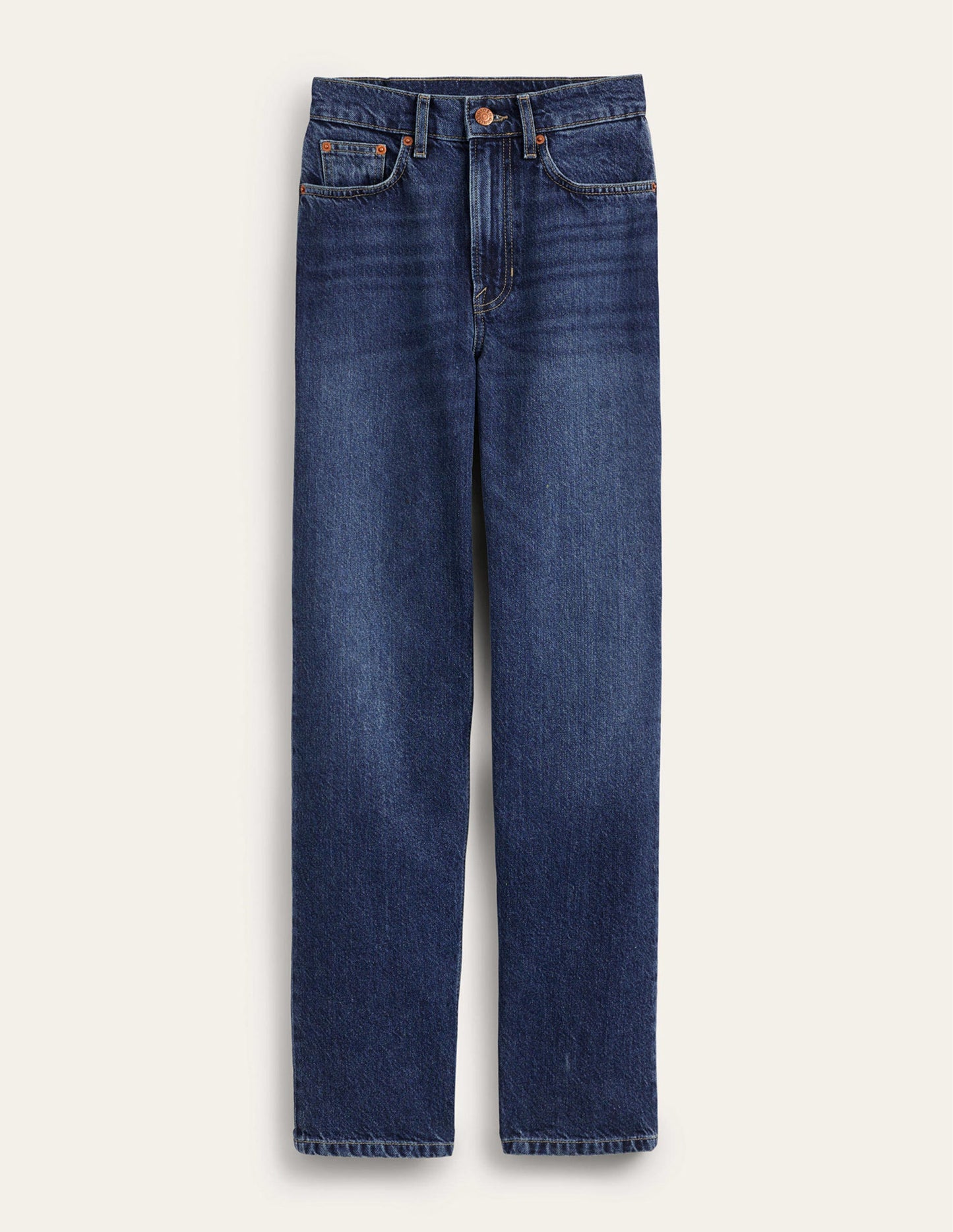 Mid Rise Tapered Jeans-Dark Vintage