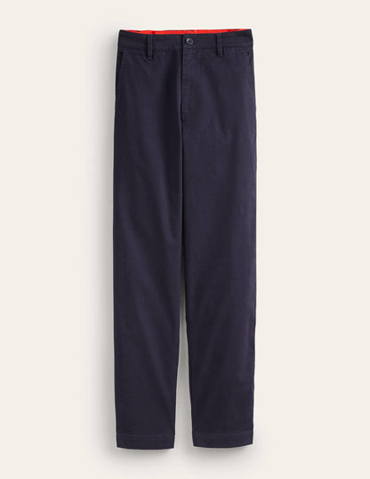 Barnsbury Chino Trousers-Navy