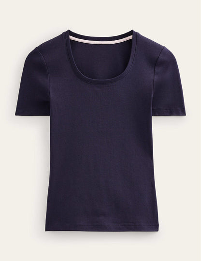 Essential Jersey T-Shirt-Navy