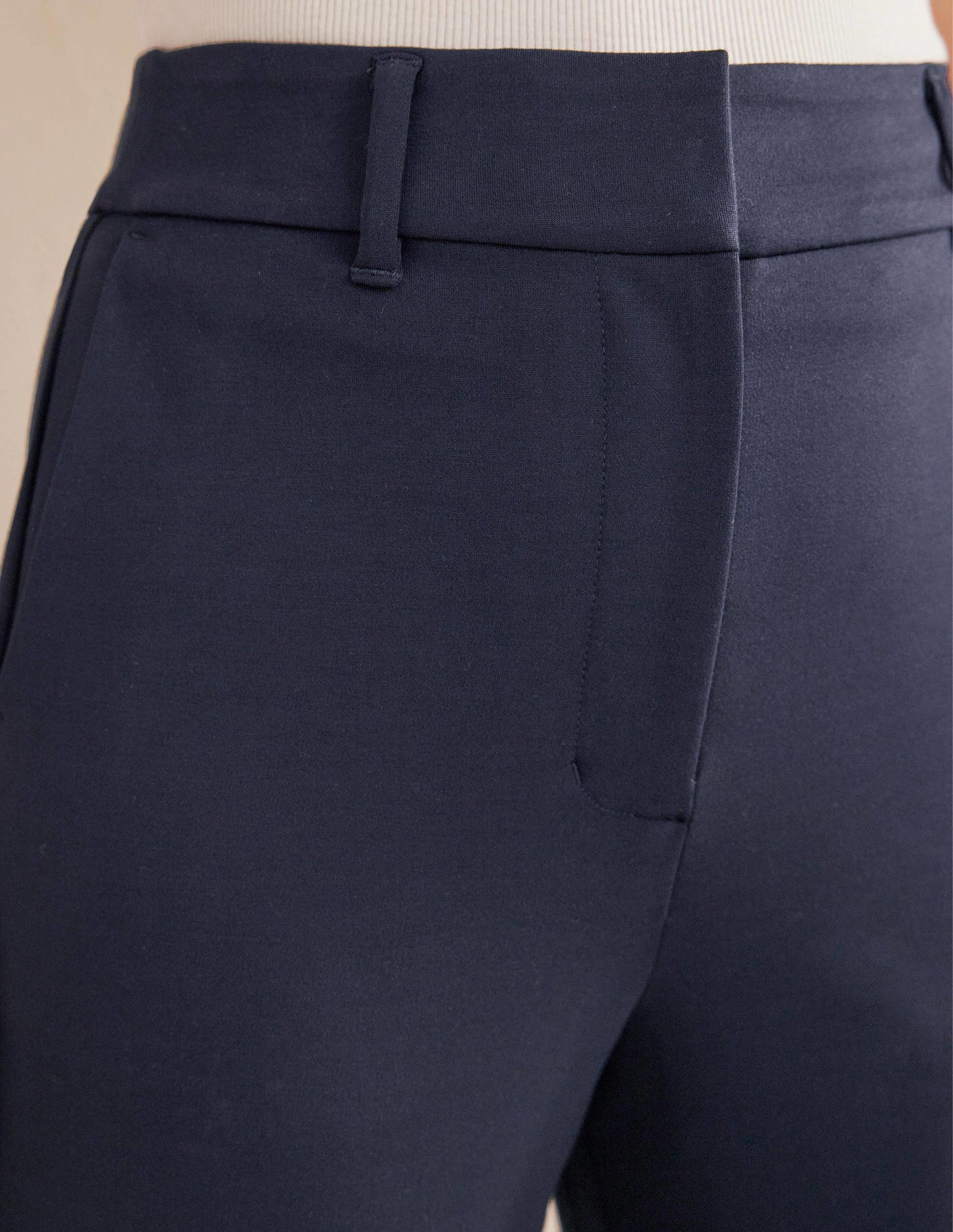 Hampshire Flared Trousers-Navy