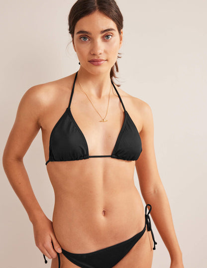 Symi String Bikini Top-Black