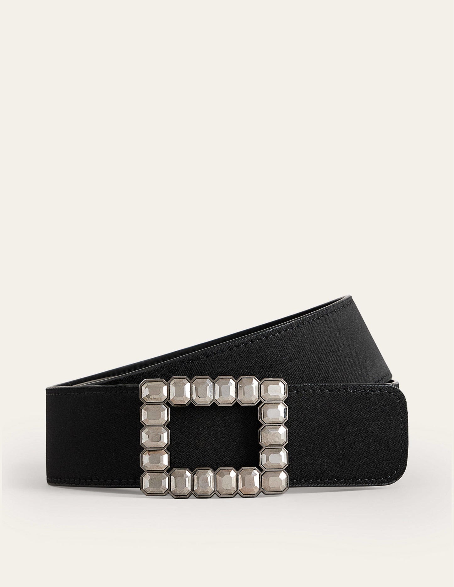 Jewel-Trim Belt-Black