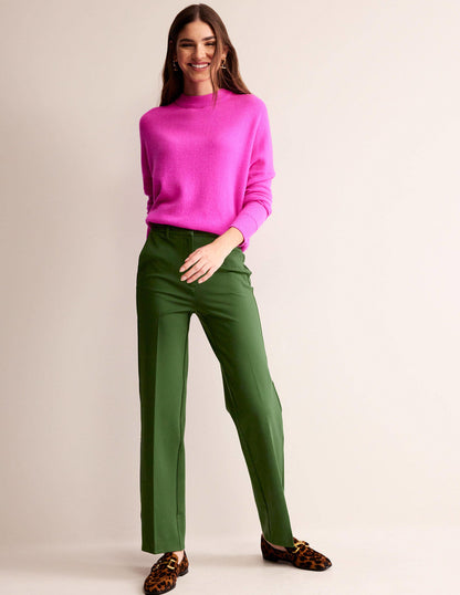 Pimlico Ponte Trousers-Winter Green