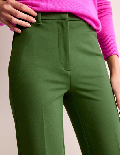 Pimlico Ponte Trousers-Winter Green