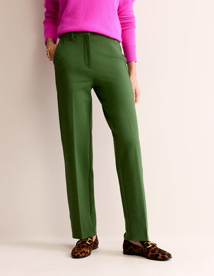 Pimlico Ponte Trousers-Winter Green