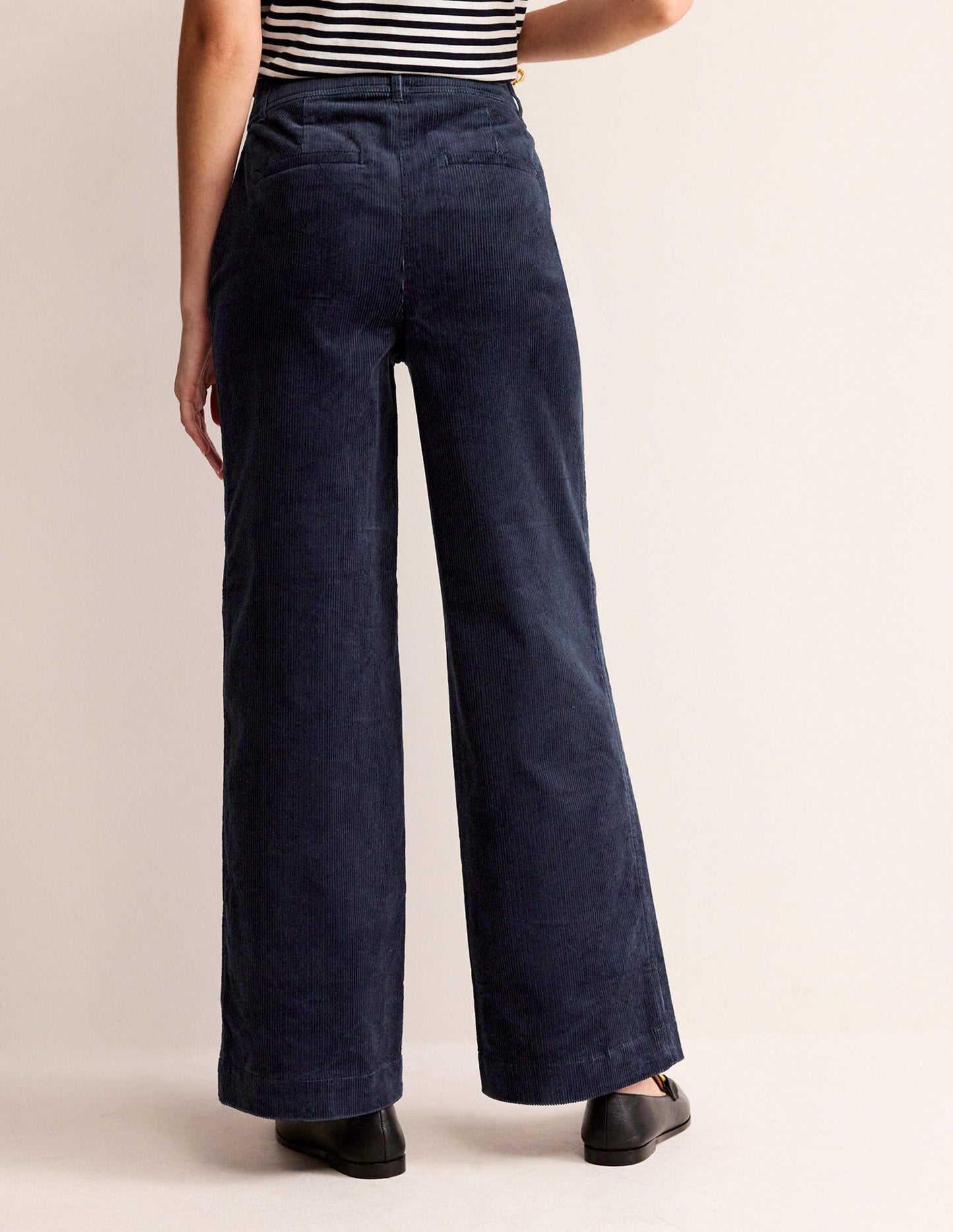 Westbourne Corduroy Trousers-Navy