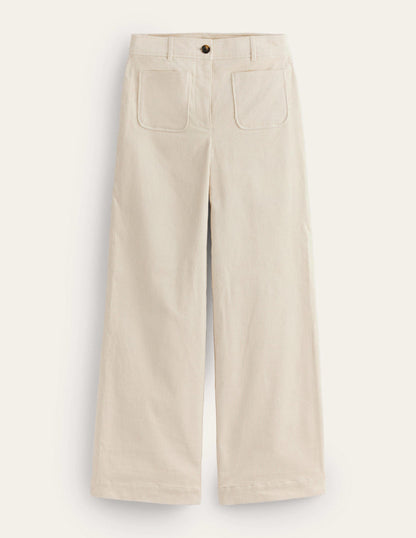 Westbourne Corduroy Trousers-Vanilla