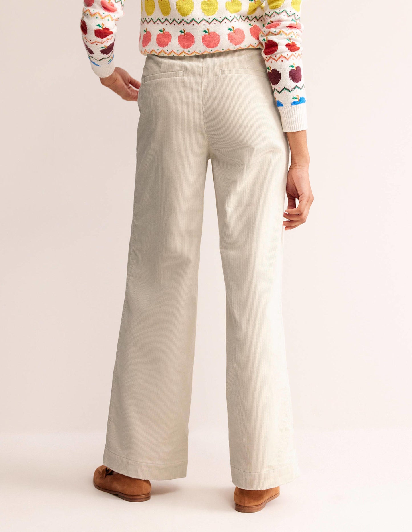 Westbourne Corduroy Trousers-Vanilla