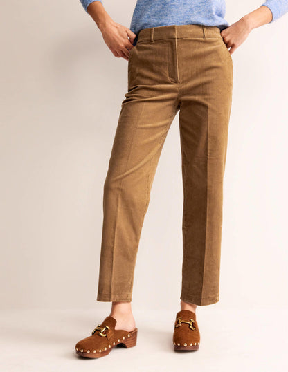 Kew Cord Trousers-Camel