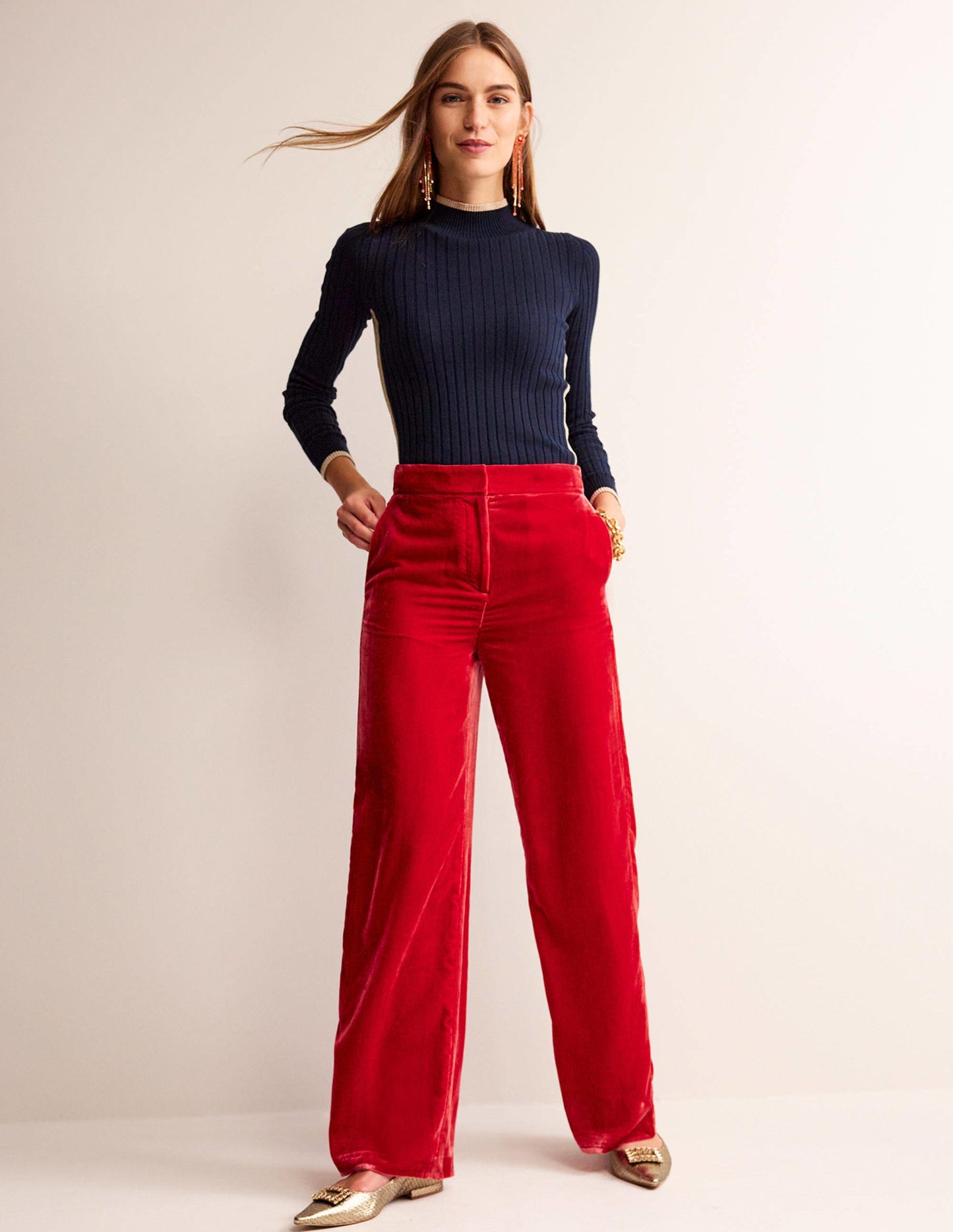 Westbourne Velvet Trousers-Salsa