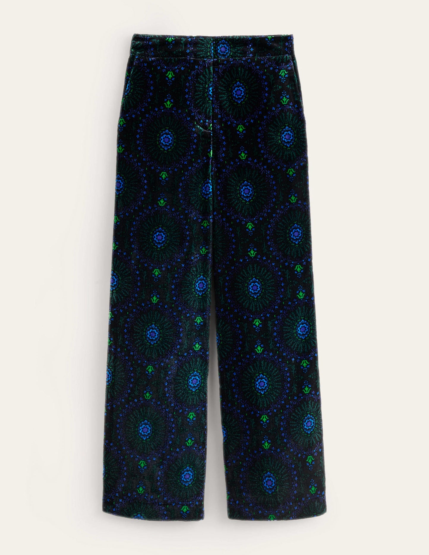 Westbourne Velvet Trousers-Black, Artizian Geo