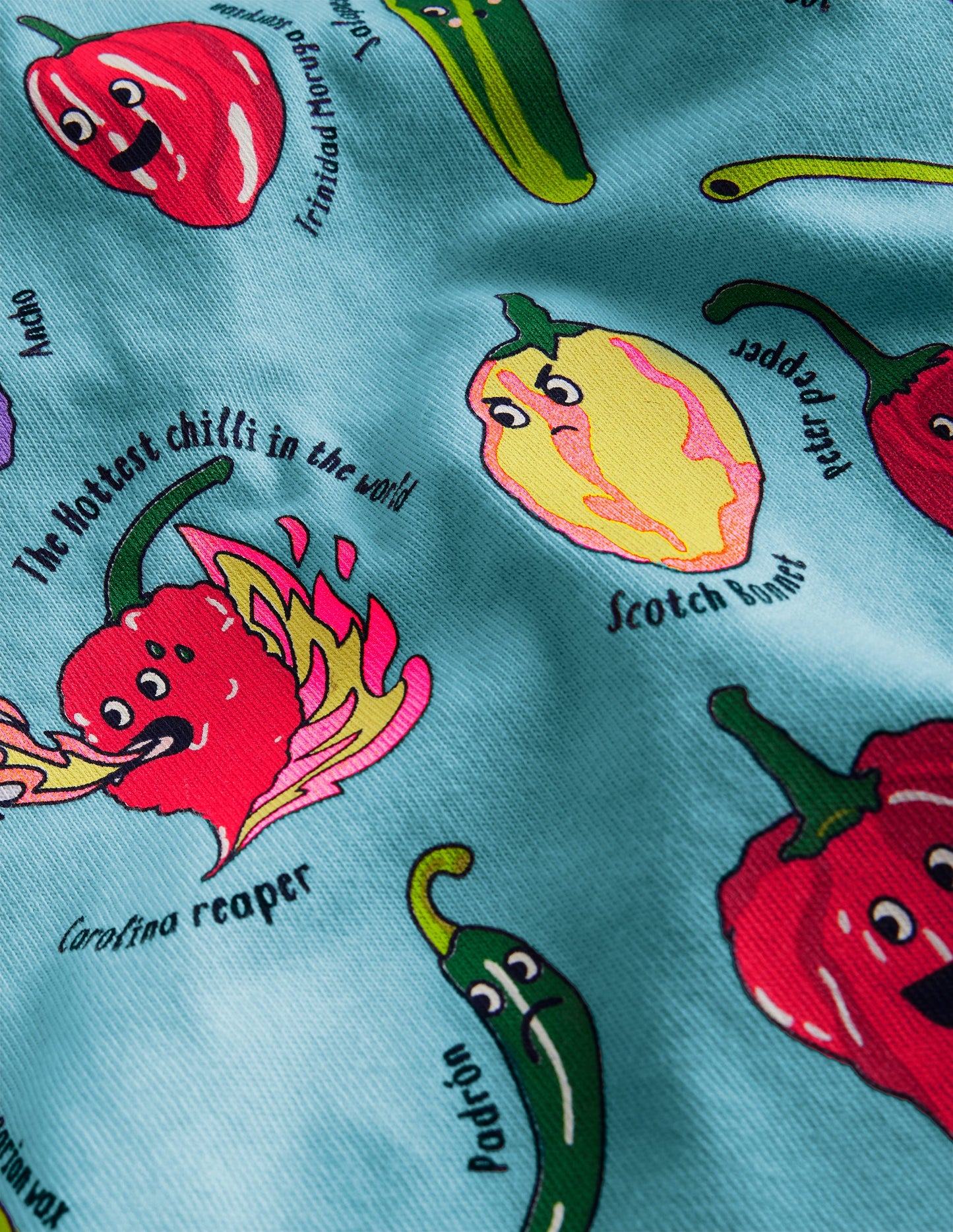 Fun Food T-shirt-Ice Cube Blue Chillis