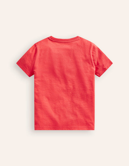 Superstitch Pocket T-Shirt-Jam Red Frogs