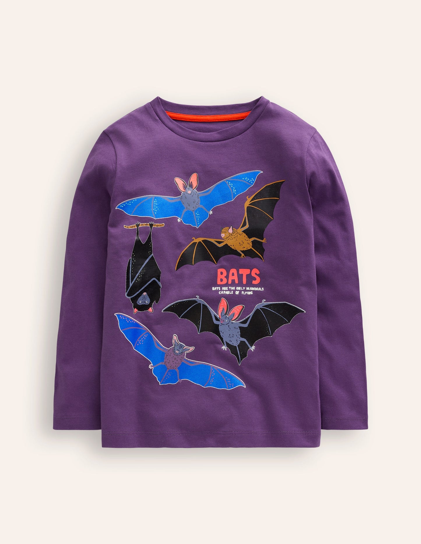 Glow-In-The-Dark T-Shirt-Mystical Purple Bats