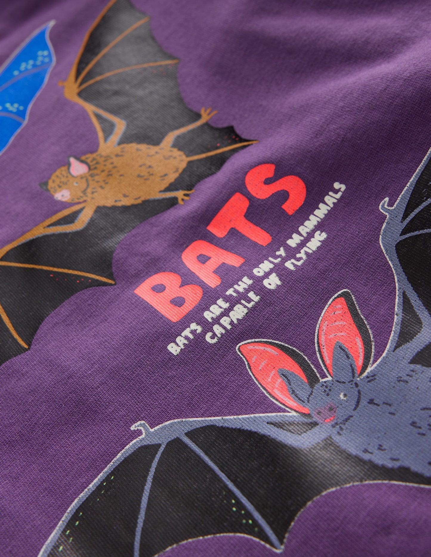 Glow-In-The-Dark T-Shirt-Mystical Purple Bats