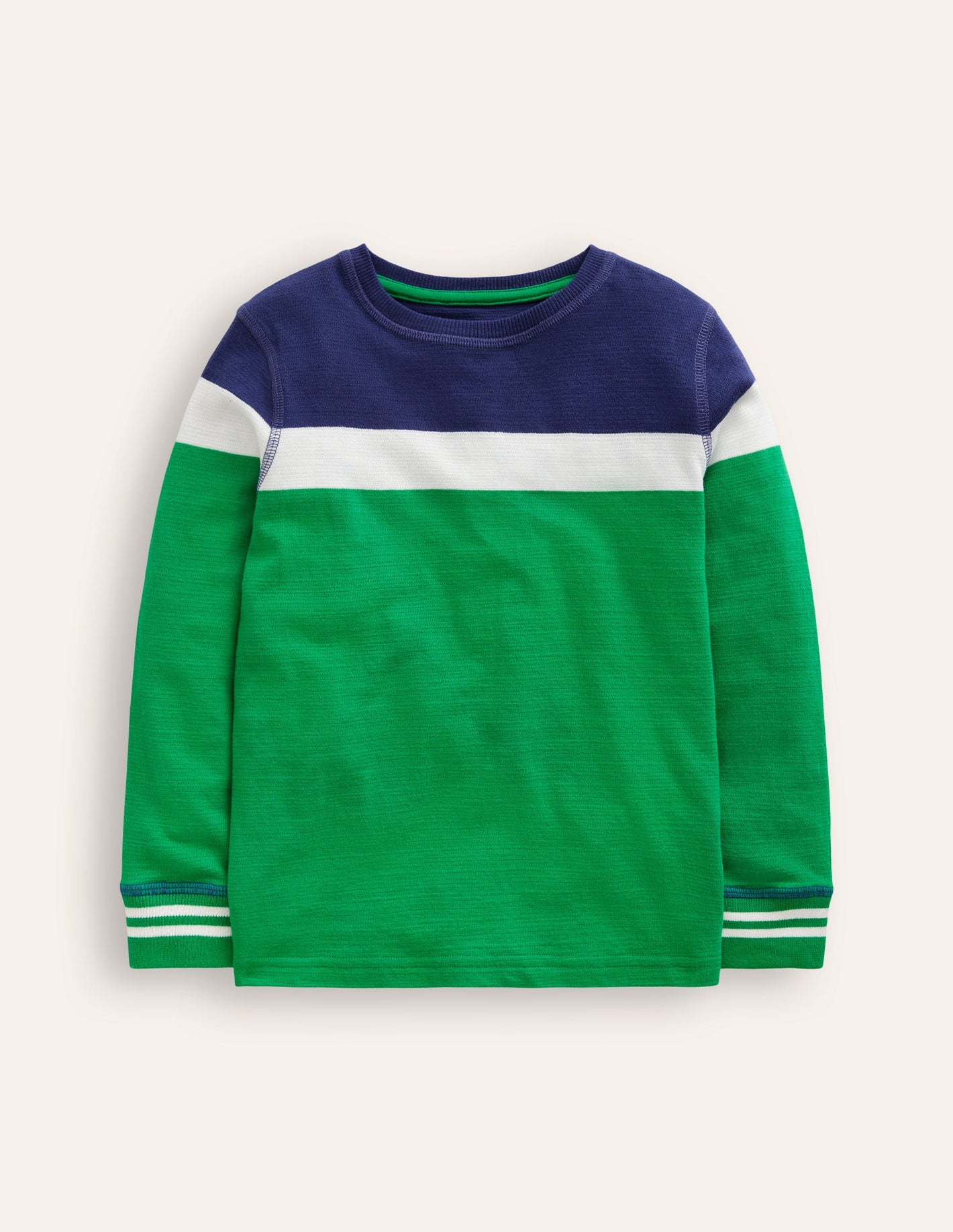 Textured T-Shirt-Highland Green Multi