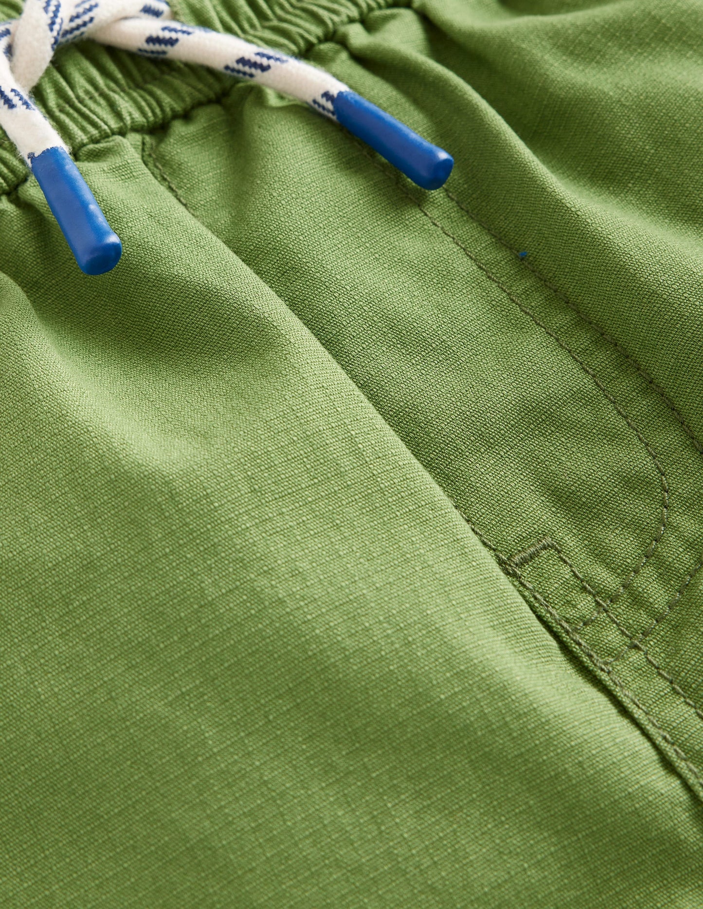 Cargo Pull On Trousers-Leaf Green