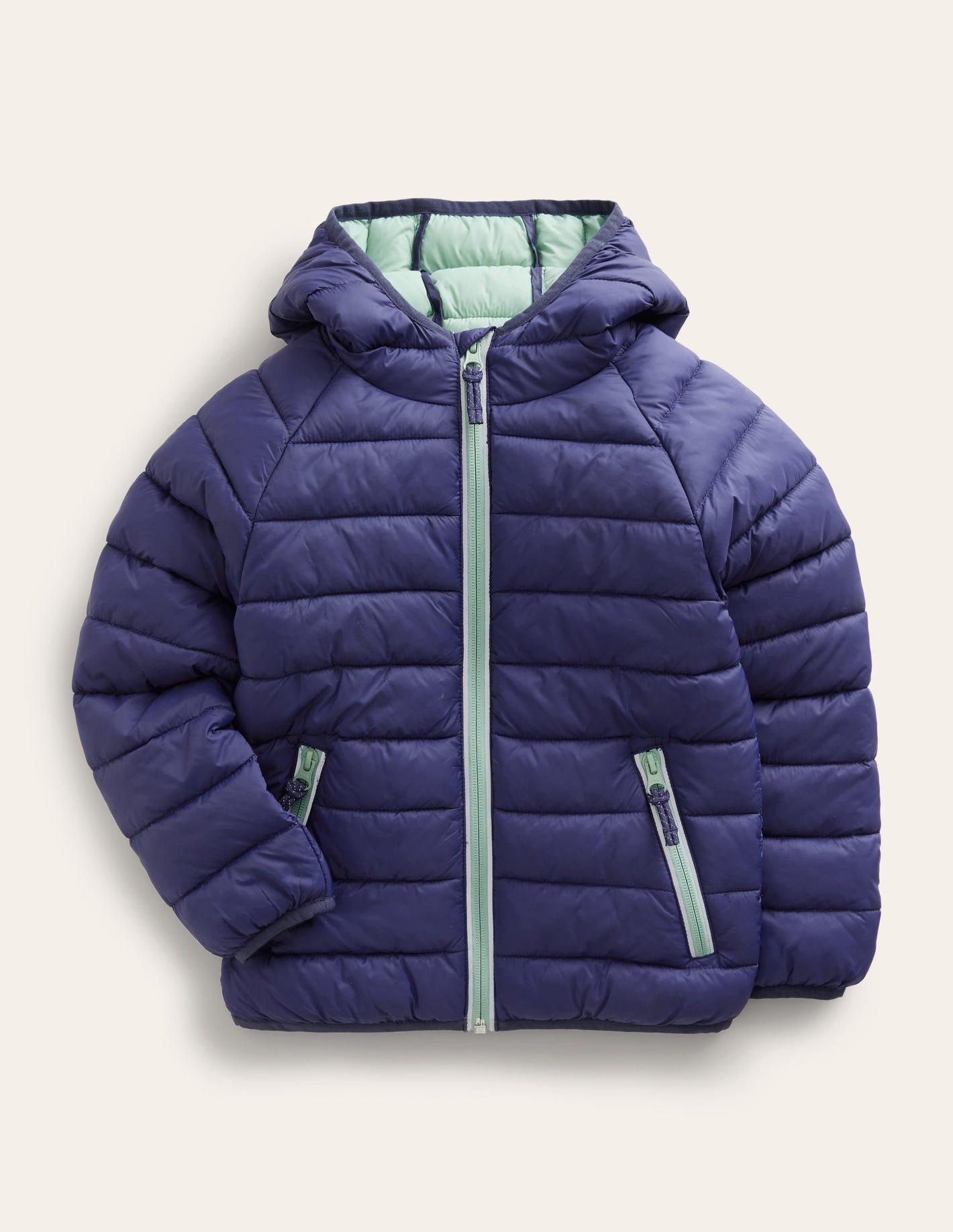 Pack-Away Padded Jacket-College Navy