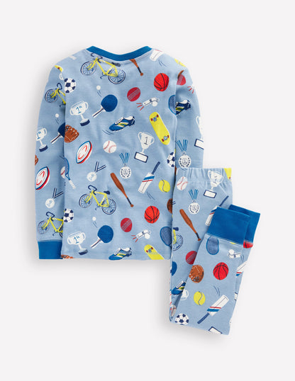 Snug Glow-In-The-Dark Pyjamas-Blue Sport