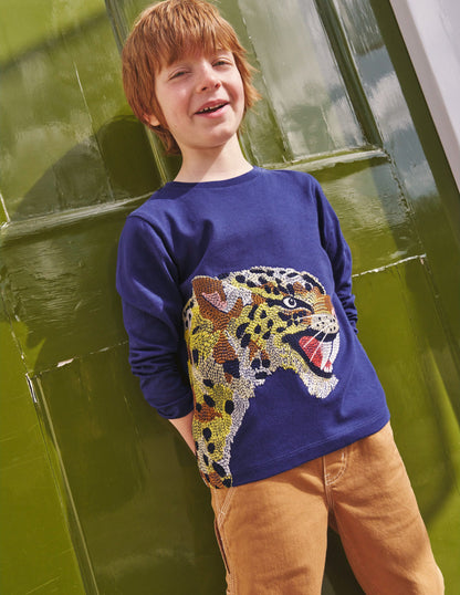 Superstitch T-shirt-Bluejay Sabre Tooth Tiger