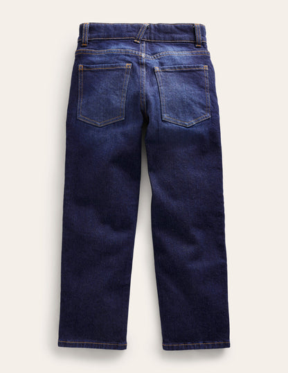 Everyday Straight Jeans-Dark Wash Denim