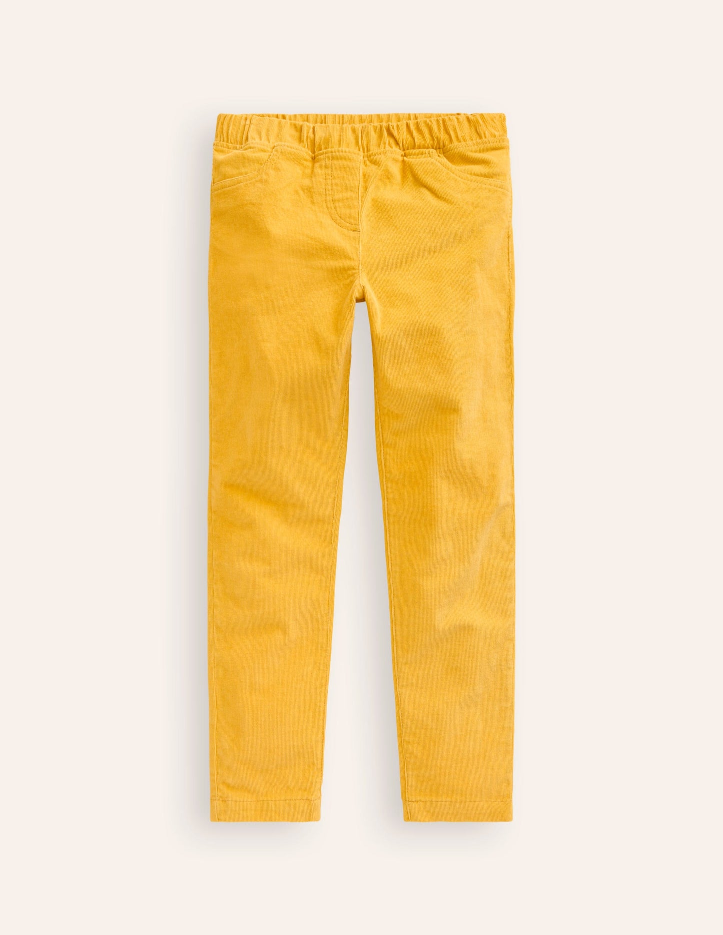 Cord Leggings-Canary Yellow