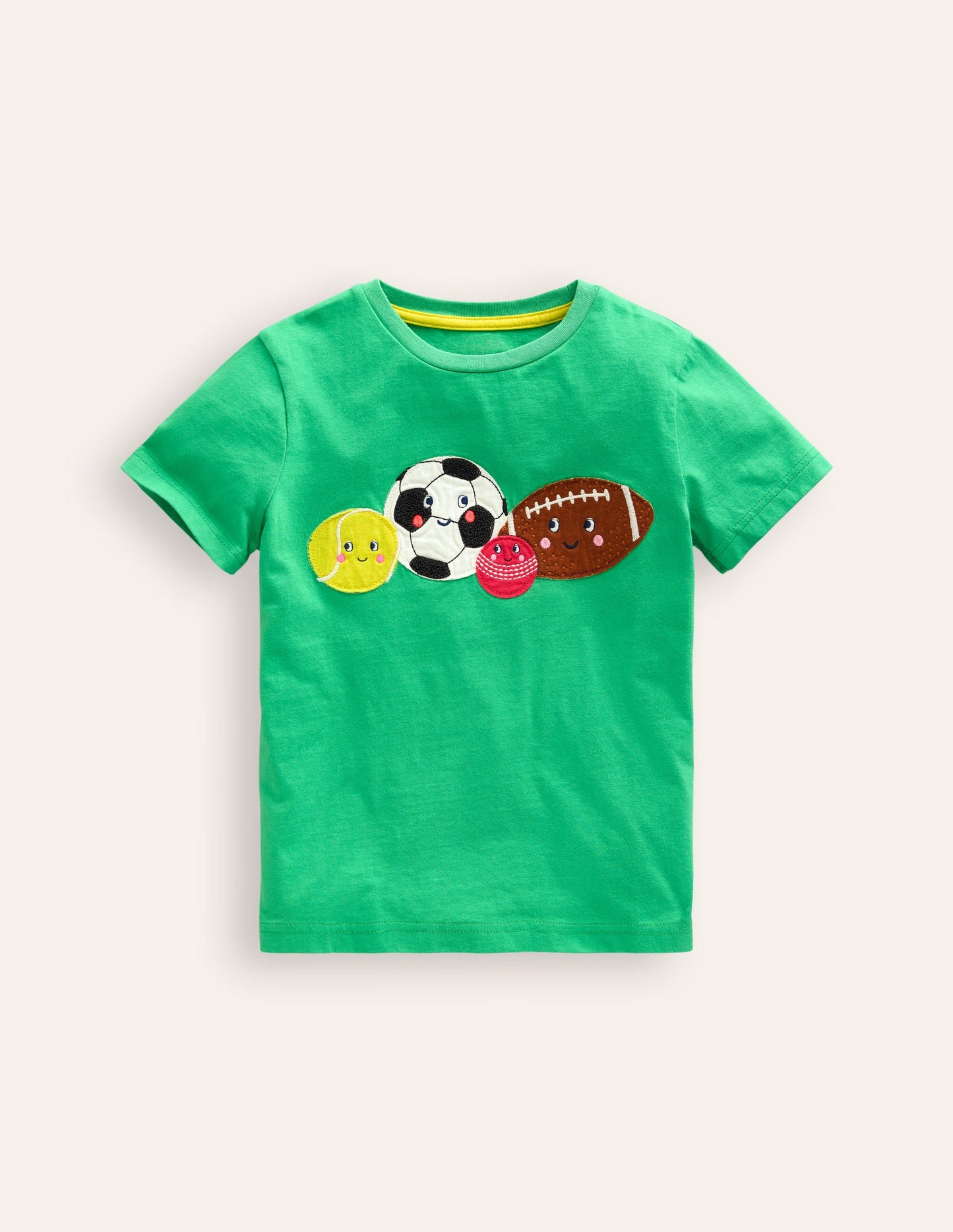 Novelty Sports Balls T-shirt-Pea Green Sports