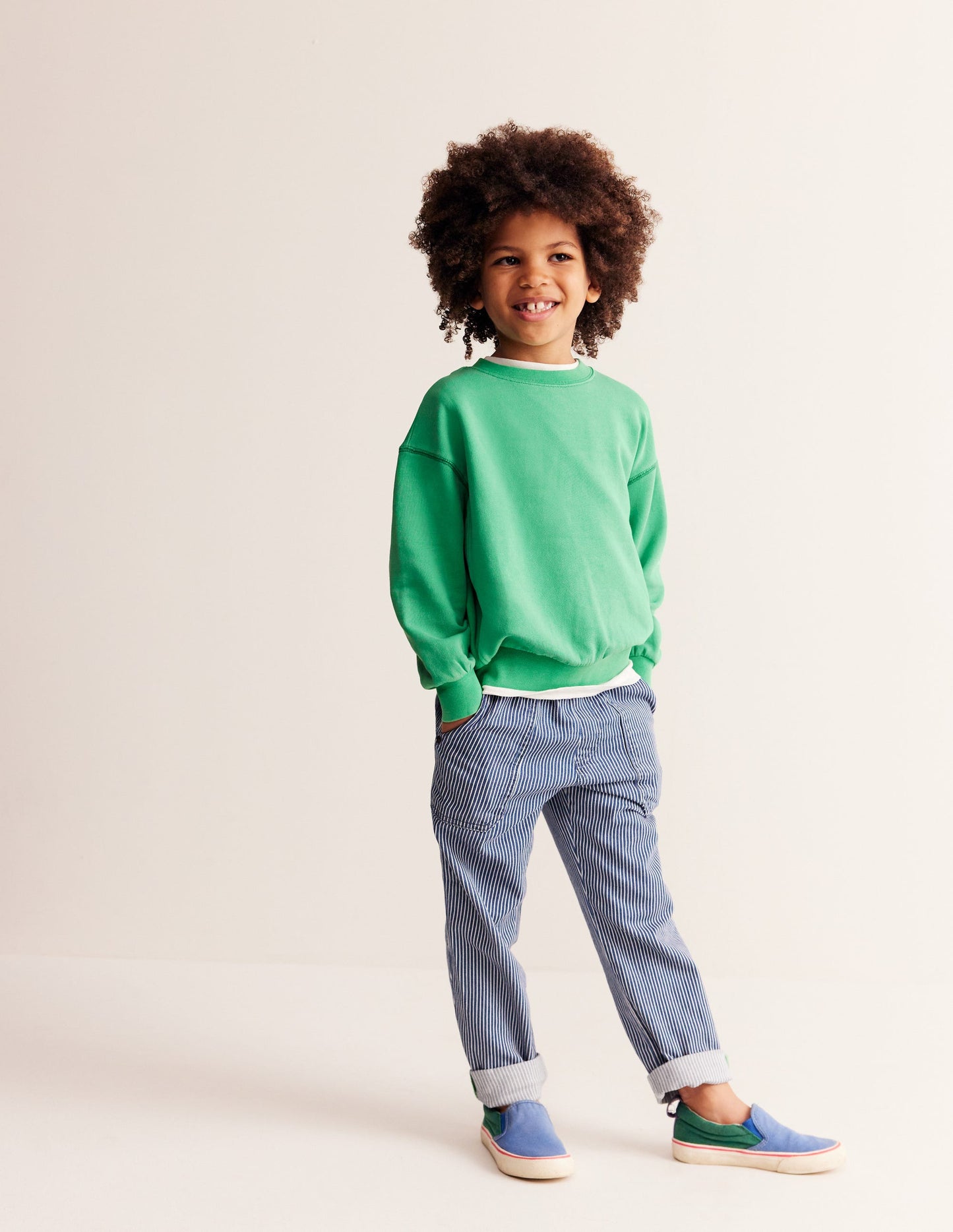 Supersoft Sweatshirt-Pea Green