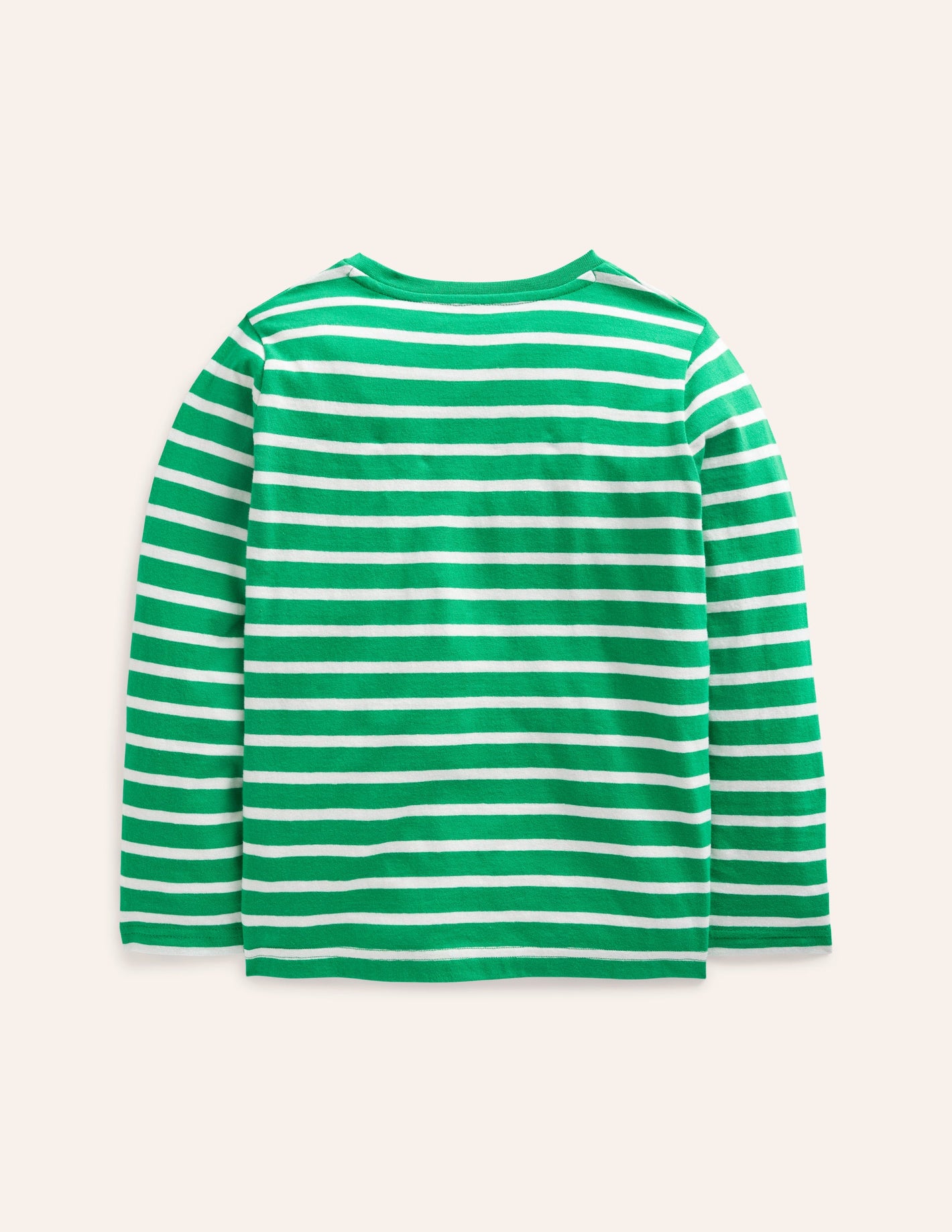 Everyday Breton T-Shirt-Highland Green/Grey Marl