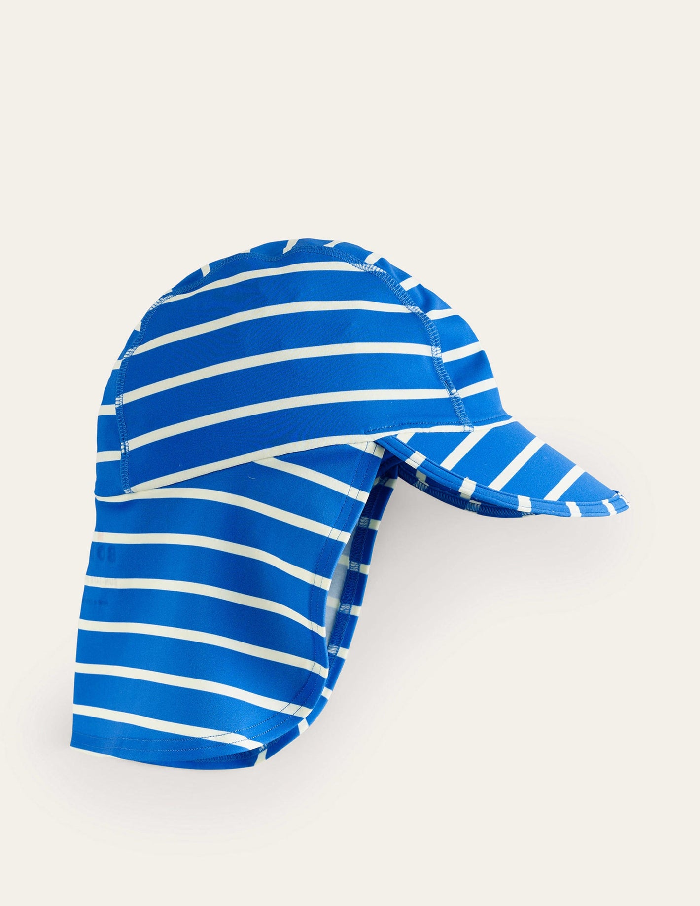 Sun Safe Swim Hat-Blue Stripe