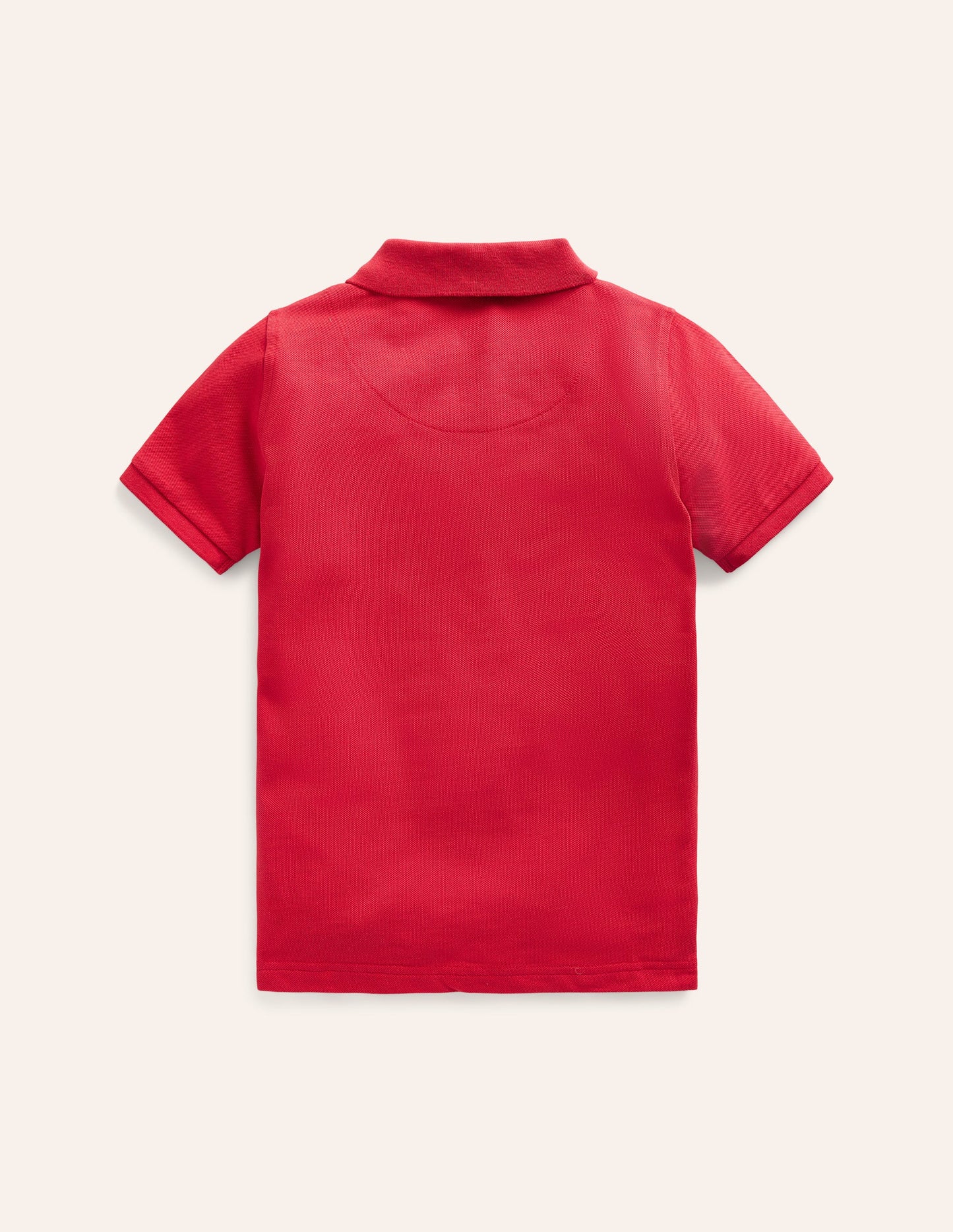 Piqué Polo Shirt-Rockabilly Red